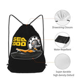 Bpr-Sea-Doo Drawstring Backpack Bookbag for Travel Sports Bag