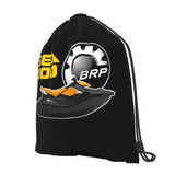 Bpr-Sea-Doo Drawstring Backpack Bookbag for Travel Sports Bag