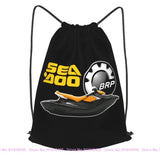 Bpr-Sea-Doo Drawstring Backpack Bookbag for Travel Sports Bag