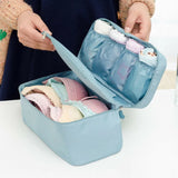 Packing Cube Travel Bag Organizer Set - Bra Underwear Socks Cosmetic