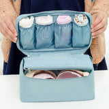 Packing Cube Travel Bag Organizer Set - Bra Underwear Socks Cosmetic