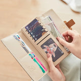 Flower Long Wallet PU Leather Women Wallets Purse Trifold Clutches
