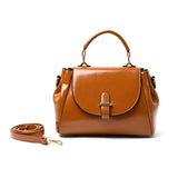Vintage Leather Crossbody Bag for Women