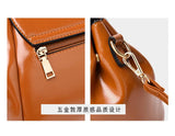 Vintage Leather Crossbody Bag for Women