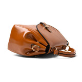 Vintage Leather Crossbody Bag for Women