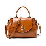 Vintage Leather Crossbody Bag for Women