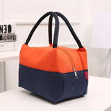 Canvas Lunch Bag Insulated Thermal Lunch Tote for Women Kids School