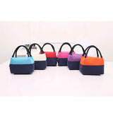 Canvas Lunch Bag Insulated Thermal Lunch Tote for Women Kids School