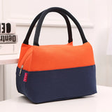Canvas Lunch Bag Insulated Thermal Lunch Tote for Women Kids School