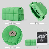 Small Shoulder Bag Women Fluffy Handbag Female Solid Totes Crossbody Bag