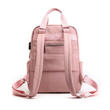 Casual Nylon Women Backpack High School Bag Multi-pocket Travel Bag