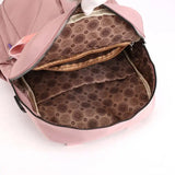 Casual Nylon Women Backpack High School Bag Multi-pocket Travel Bag