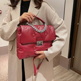Chain Crossbody Bag for Women Clutch Purses Winter