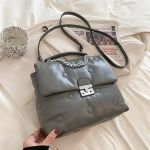 Chain Crossbody Bag for Women Clutch Purses Winter