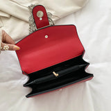 Small Crossbody Bag Chain Shoulder Purse High PU Leather Handbag