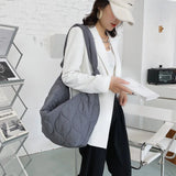 Women's Leather Shoulder Bag - Large Capacity Handbag
