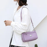 Waterproof Nylon Crossbody Bag for Women Satchel Shoulder Messenger Bags