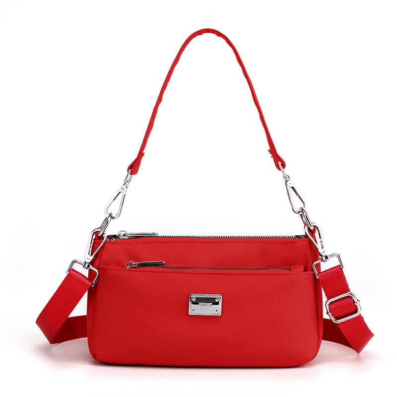 Waterproof Nylon Crossbody Bag for Women Satchel Shoulder Messenger Bags