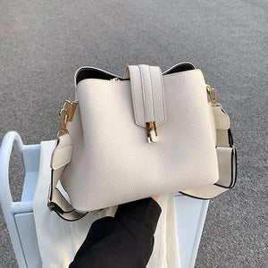 Women's Bucket Shoulder Crossbody Handbag Purses Soft PU Leather Clutches