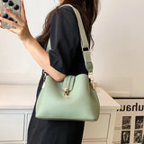 Women's Bucket Shoulder Crossbody Handbag Purses Soft PU Leather Clutches