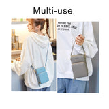 Mini Leather Crossbody Cellphone Wallet for Women