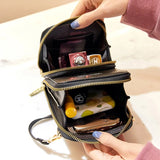 Small Women's Cellphone Wallet Crossbody Handbag