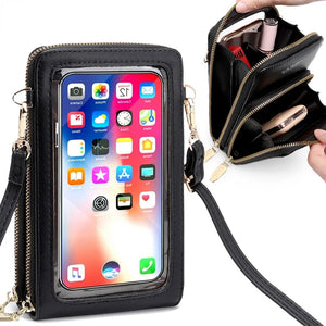 Small Women's Cellphone Wallet Crossbody Handbag