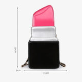 Lipstick Women Shoulder Bag Clutch Bag Novelty Purses and Handbags Women's Bags