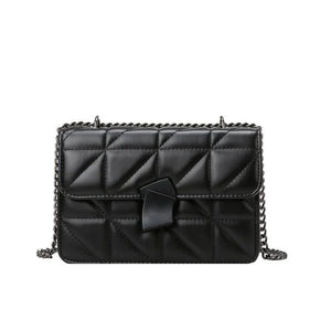 Women Leather Crossbody Bags Chain Small Messenger Bag Lady Shoulder Totes