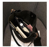 Women's Large Capacity Shoulder Bag PU Handbag