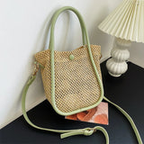 Bohemian Weave Tote Bag Summer Shoulder Crossbody Beach Handbag