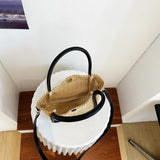 Bohemian Weave Tote Bag Summer Shoulder Crossbody Beach Handbag
