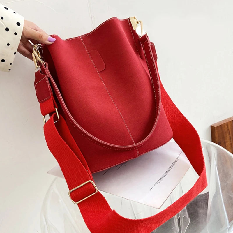 Women PU Leather Shoulder Bag Large Capacity Lady Totes Handbag