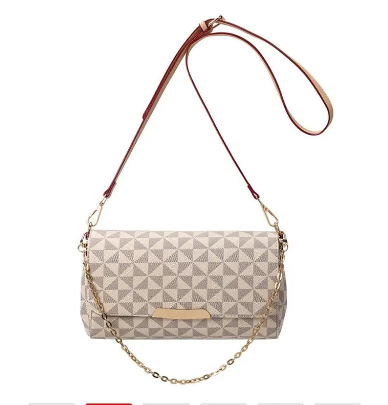 Women Crossbody Bag Leather Tote Messenger Handbag Clutch Chains Shoulder Bag