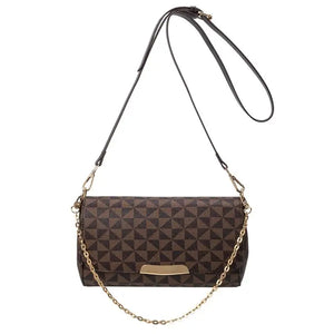 Women Crossbody Bag Leather Tote Messenger Handbag Clutch Chains Shoulder Bag