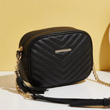Quilted Shoulder Crossbody Bags Tassel Messenger Bags Small Chain Handbags