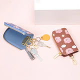Animal Prints Key Bags Soft PU Leather Small Purses Women Mini Keychain Purse