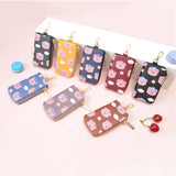 Animal Prints Key Bags Soft PU Leather Small Purses Women Mini Keychain Purse