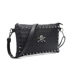 Skull Rivet Women's Crossbody Bag Lady Dinner Shoulder Bag