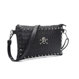 Skull Rivet Women's Crossbody Bag Lady Dinner Shoulder Bag