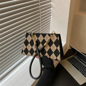 Canvas Women's Chain Crossbody Bag Flap Handbag