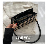 Canvas Women's Chain Crossbody Bag Flap Handbag