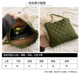 Canvas Women's Shoulder Bag Chain Crossbody Bag