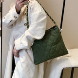 Canvas Women's Shoulder Bag Chain Crossbody Bag