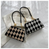 Canvas Women's Chain Crossbody Bag Flap Handbag