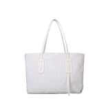 Canvas Women's Shoulder Bag Large Flap Handbag