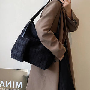 Canvas Women's Shoulder Bag Crossbody Bag Large Handbag