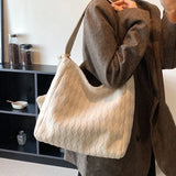 Canvas Women's Shoulder Bag Crossbody Bag Large Handbag