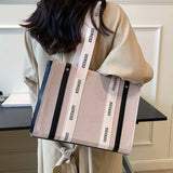 Canvas Women's Shoulder Bag Flap Handbag