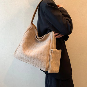 Canvas Women's Shoulder Bag Crossbody Bag Large Handbag